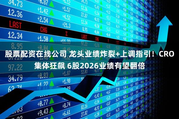 股票配资在线公司 龙头业绩炸裂+上调指引！CRO集体狂飙 6股2026业绩有望翻倍